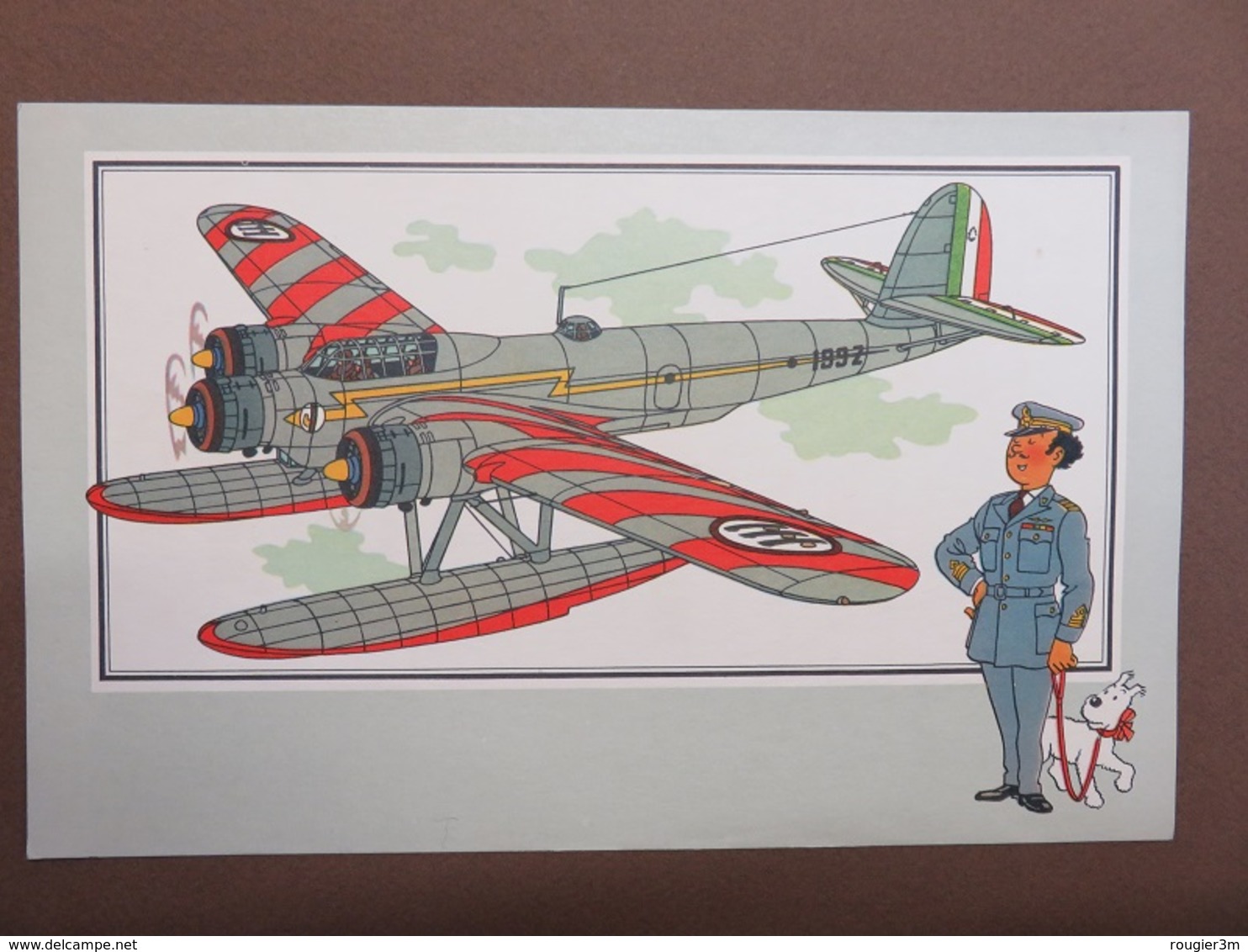 197 - Voir Et Savoir - Hergé - Collection Chèque Tintin - Aviation Guerre 1939-1945 - N°5 CANT Z-507 - Héron - 1936 - Chromos