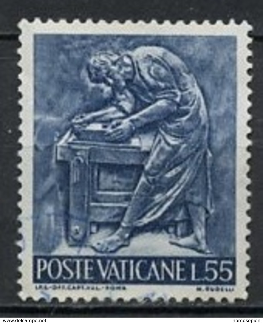 Vatican - Vatikanstadt 1966 Y&T N°447 - Michel N°496 (o) - 55l Menuiserie - Oblitérés