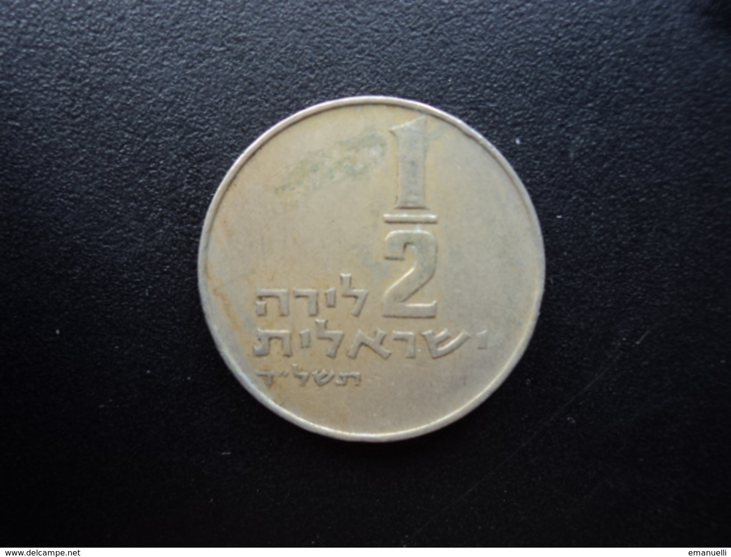 ISRAËL : 1/2 LIRA  5734 (1974)   KM 36.1    TB+ - Israel