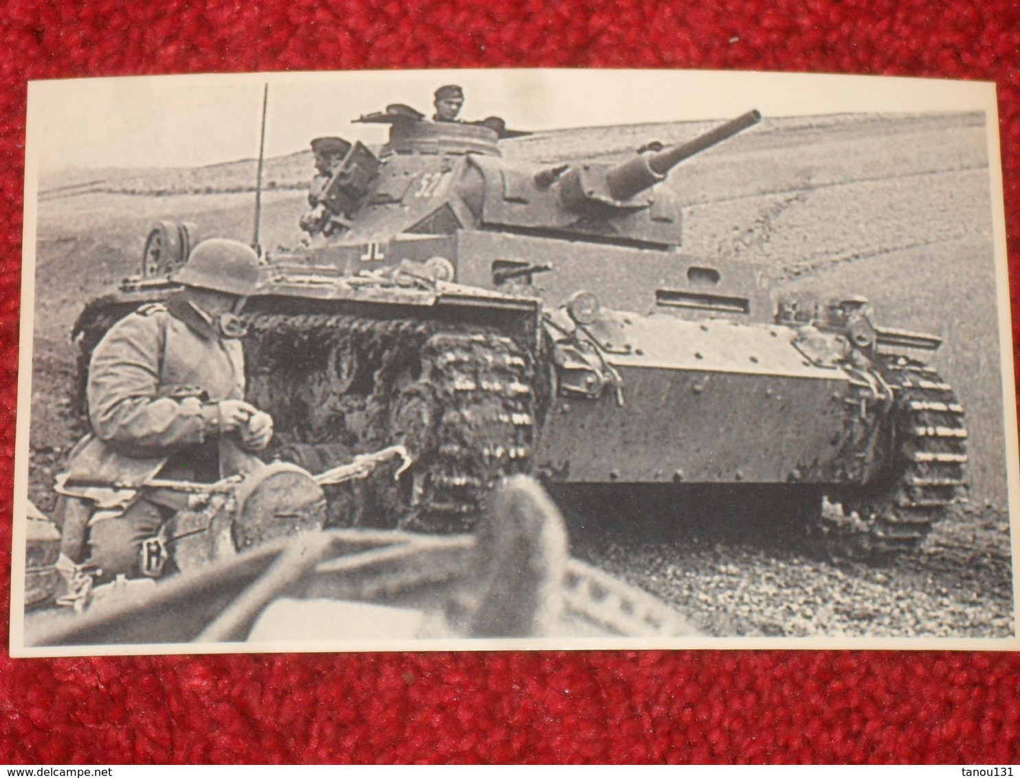 WW2. ALLEMAGNE. PHOTOGRAPHIE PANZERKAMPFWAGEN III AUSF. B - PANZER. - Documenti