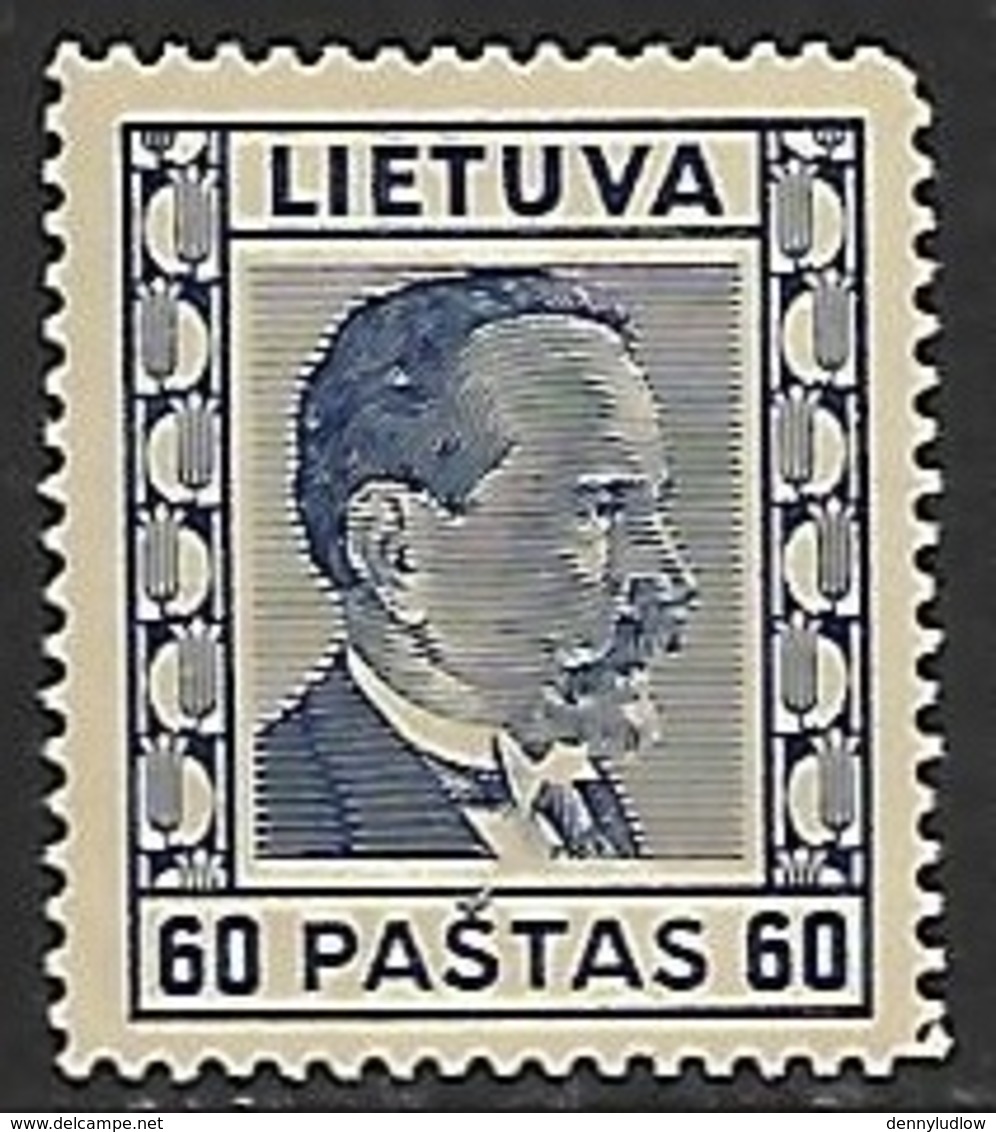 Lithuania  1937  Sc#300  60p  MNH**  2016 Scott Value $6.75++ - Lituanie