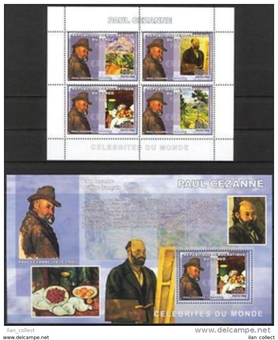 Congo 2006 Art Paintings Paul Cezanne Sheet Of 6 + S/S  MNH** - Autres & Non Classés