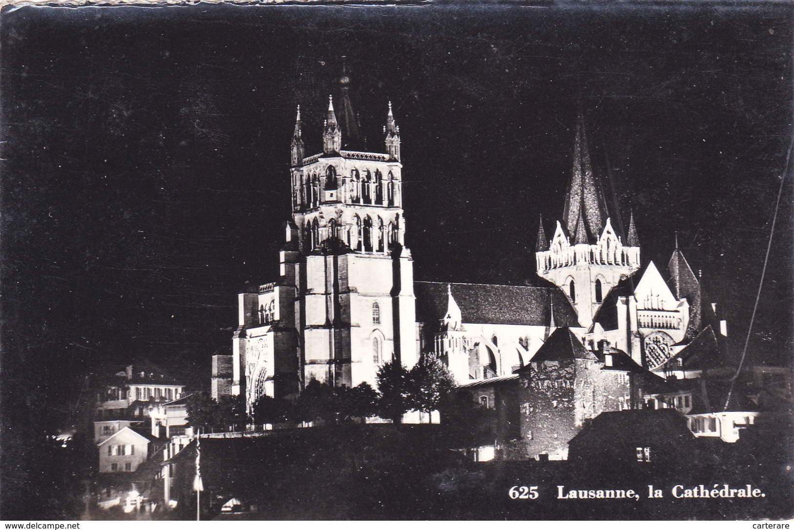 SUISSE,HELVETIA,SWISS,SCHWEIZ,SVIZZERA,SWITZERLAND ,VAUD,LAUSANNE,LOSANNA,EN 1950,TEMPLE,CATHEDRALE - Lausanne