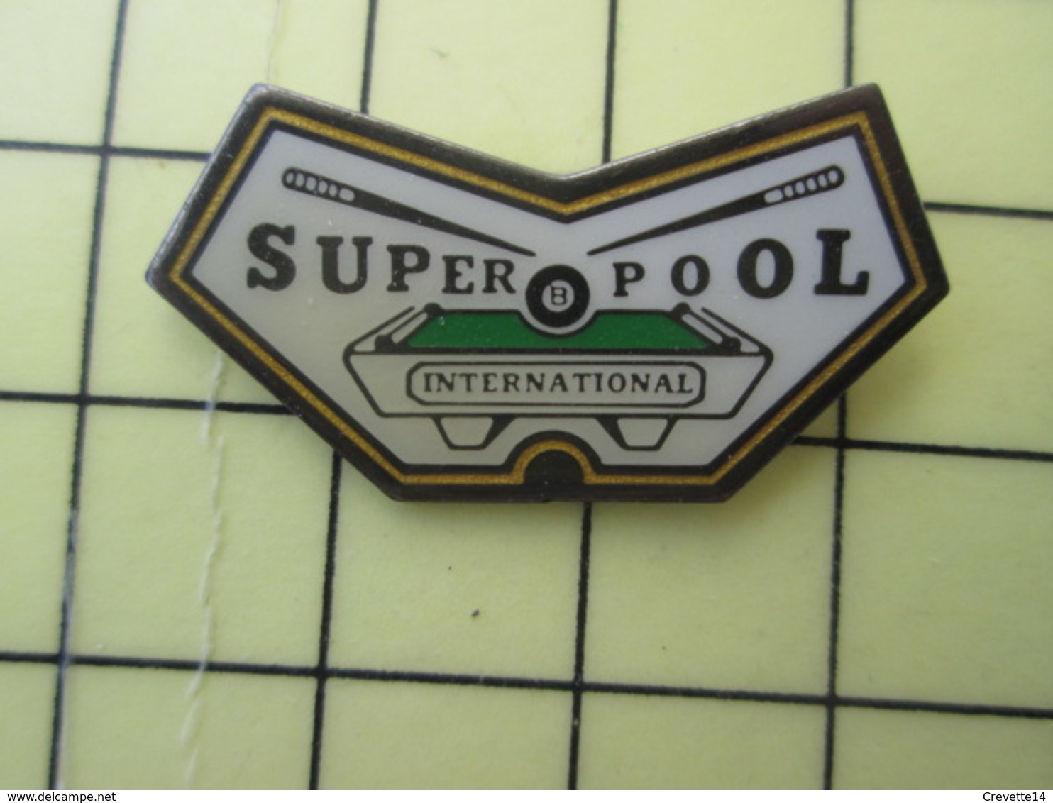 PIN1615a Pin's Pins : BEAU ET RARE : Thème SPORTS / BILLARD SUPERPOOL INTERNATIONAL - Billiards