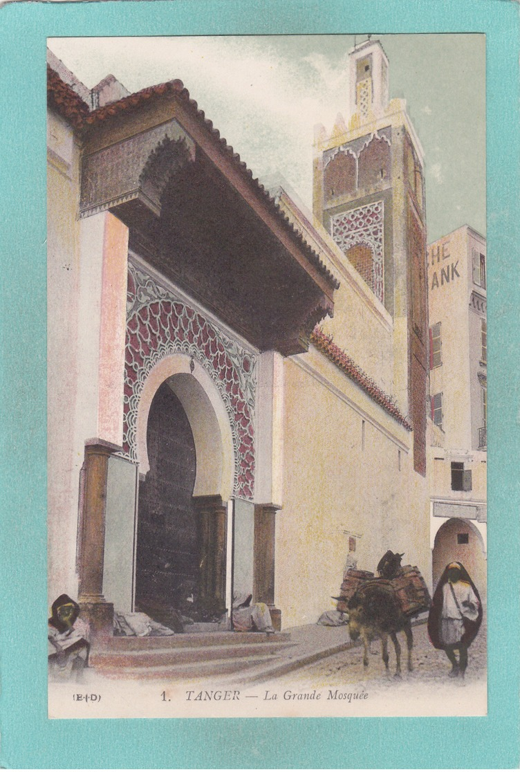 Old Small Postcard Of La Grande Mosquee,Tangier, Tanger, MoroccoR55. - Tanger