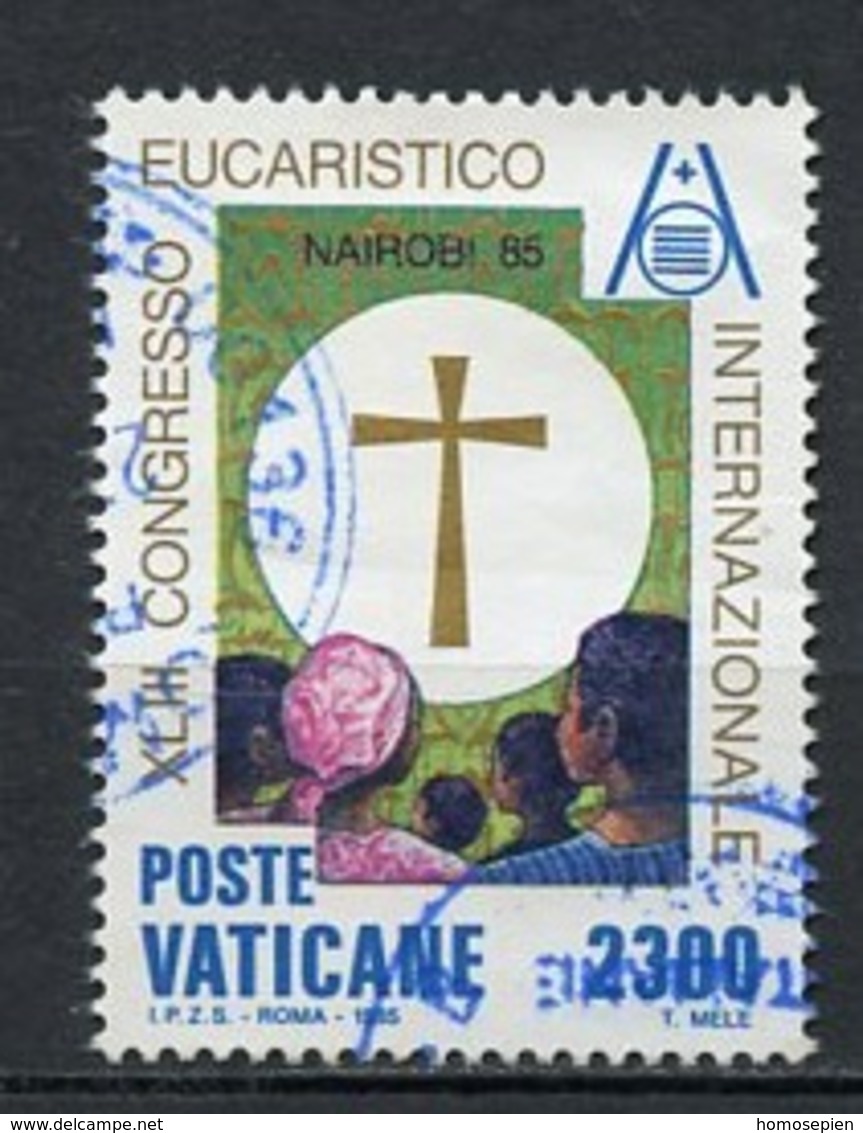 Vatican - Vatikanstadt 1985 Y&T N°782 - Michel N°879 (o) - 2300l Congrès Eucharistique - Oblitérés