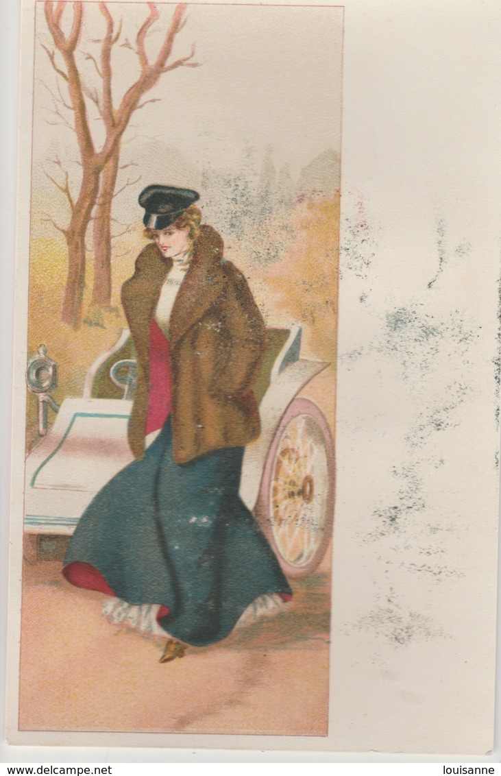 18 / 5 / 313  - JEUNE  FEMME  ET SA VOITURE - Mujeres