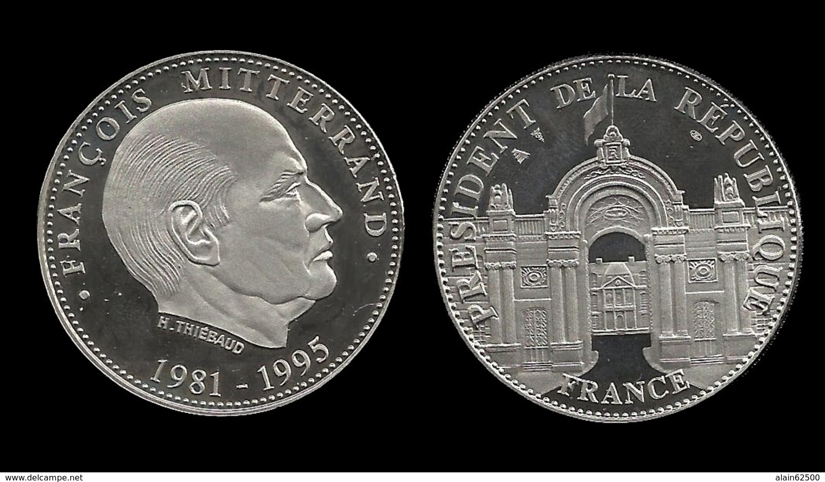 MEDAILLE DE FRANCOIS MITTERRAND. - Royaux / De Noblesse