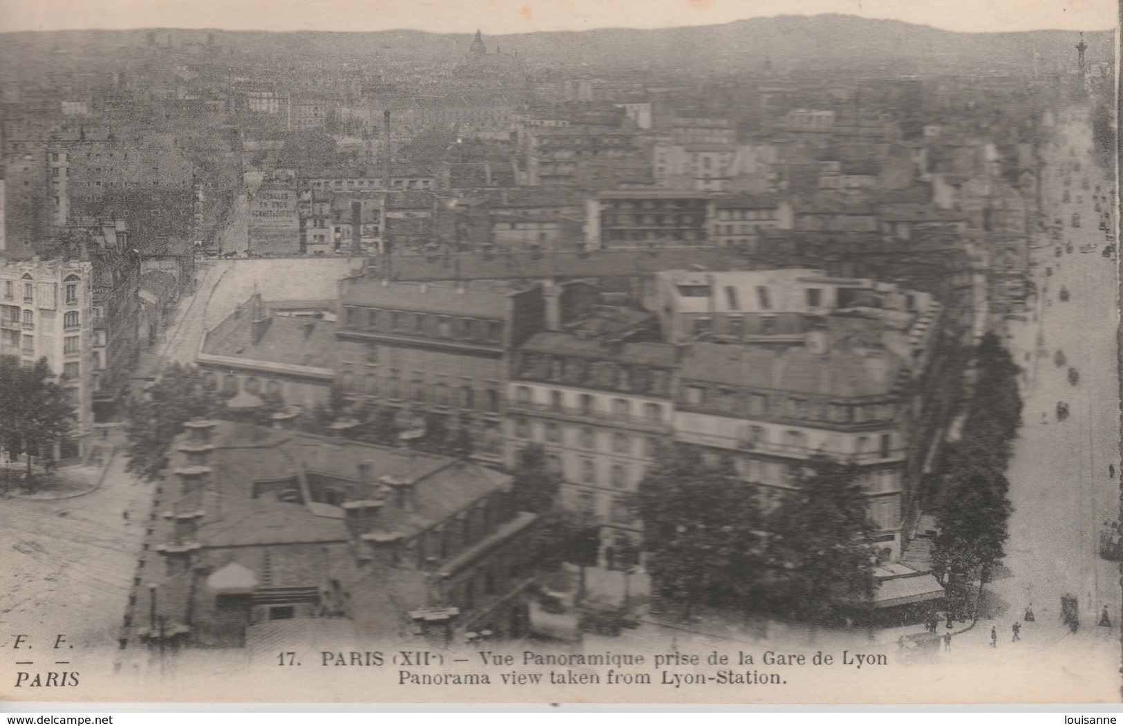 18 / 5 / 320  - PARIS  ( 12è ) -  Vue  Panoramique Prise  De  La  Gare  De  Lyon - District 12