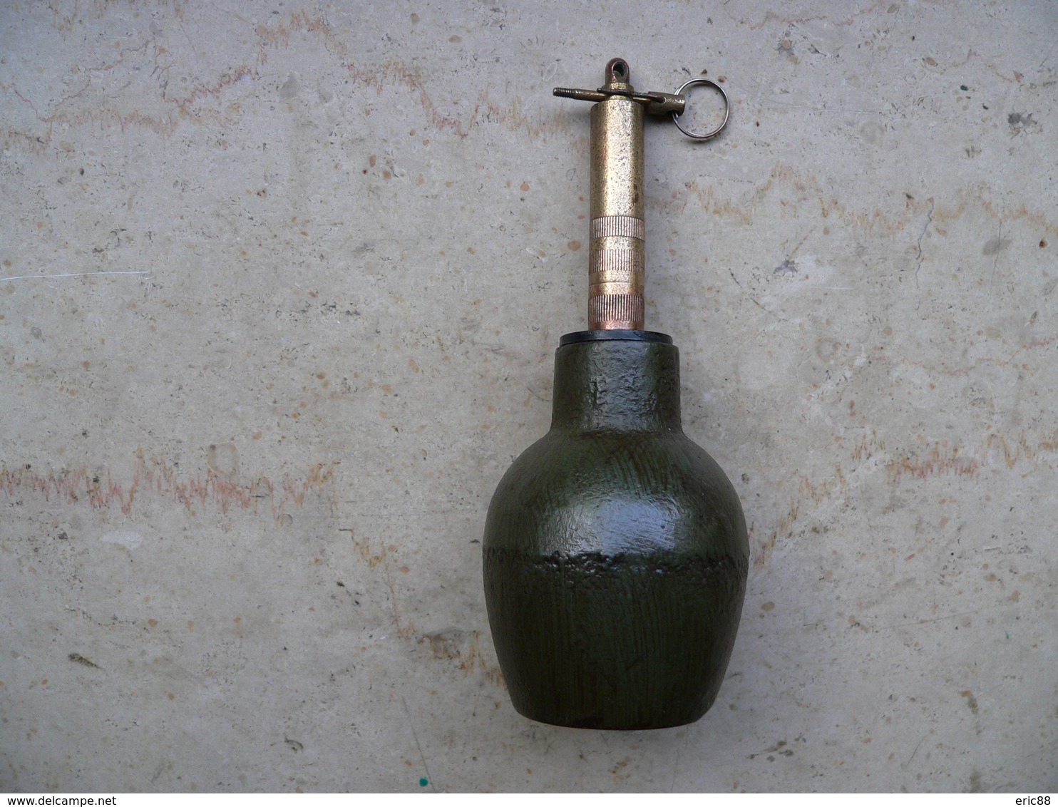 Grenade DF37 Avec Allumeur De Piegeage Allemand Ww2 Neutralisée - Decorative Weapons