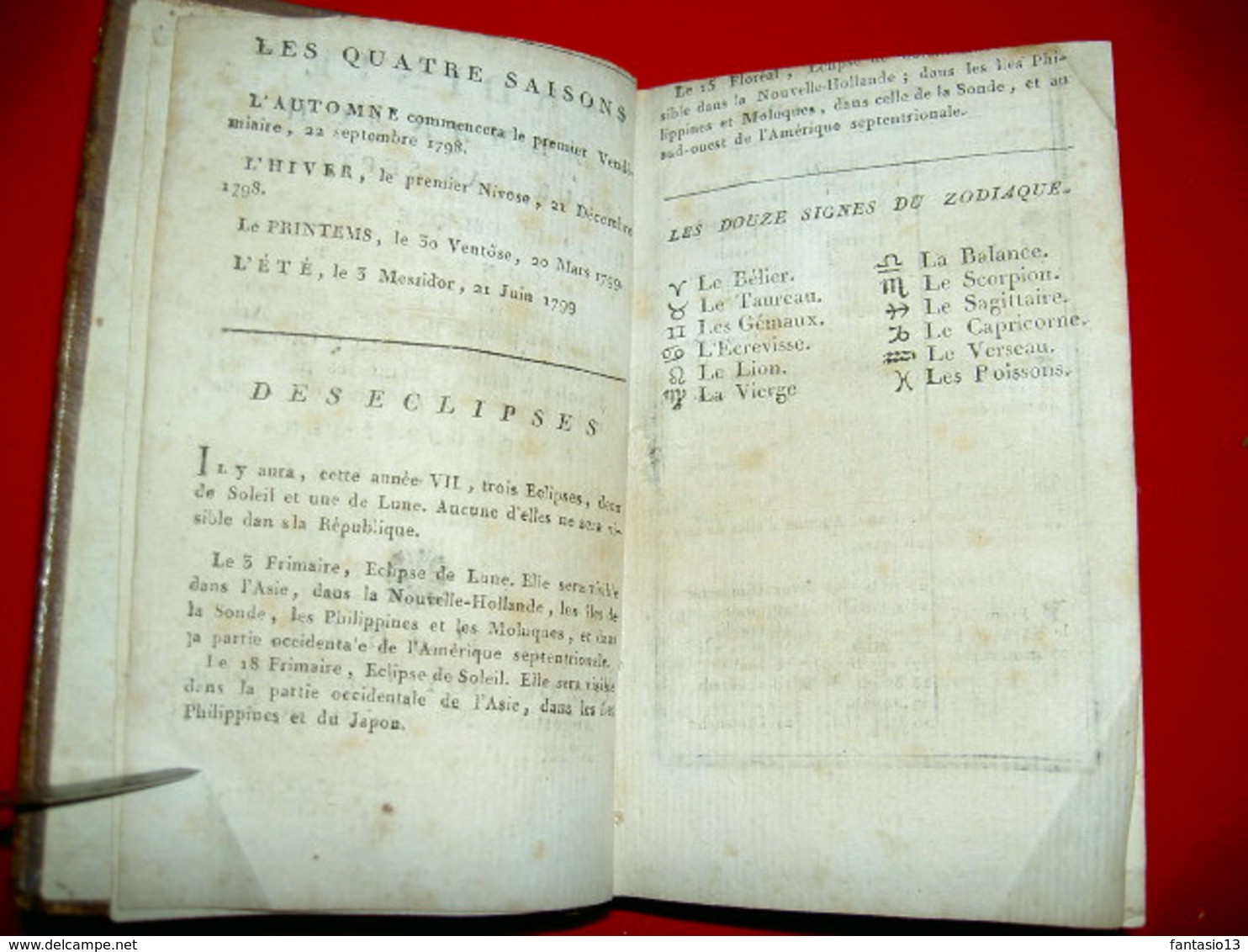 Le Bon Jardinier  Almanach Pout L'an Septième De La République Française. Chez Onfroy à Paris An 7 / 1799 - 1701-1800