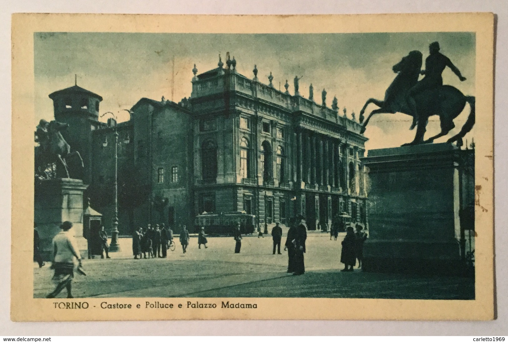 TORINO - CASTORE E POLLUCE E PALAZZO MADAMA  VIAGGIATA FP - Palazzo Madama