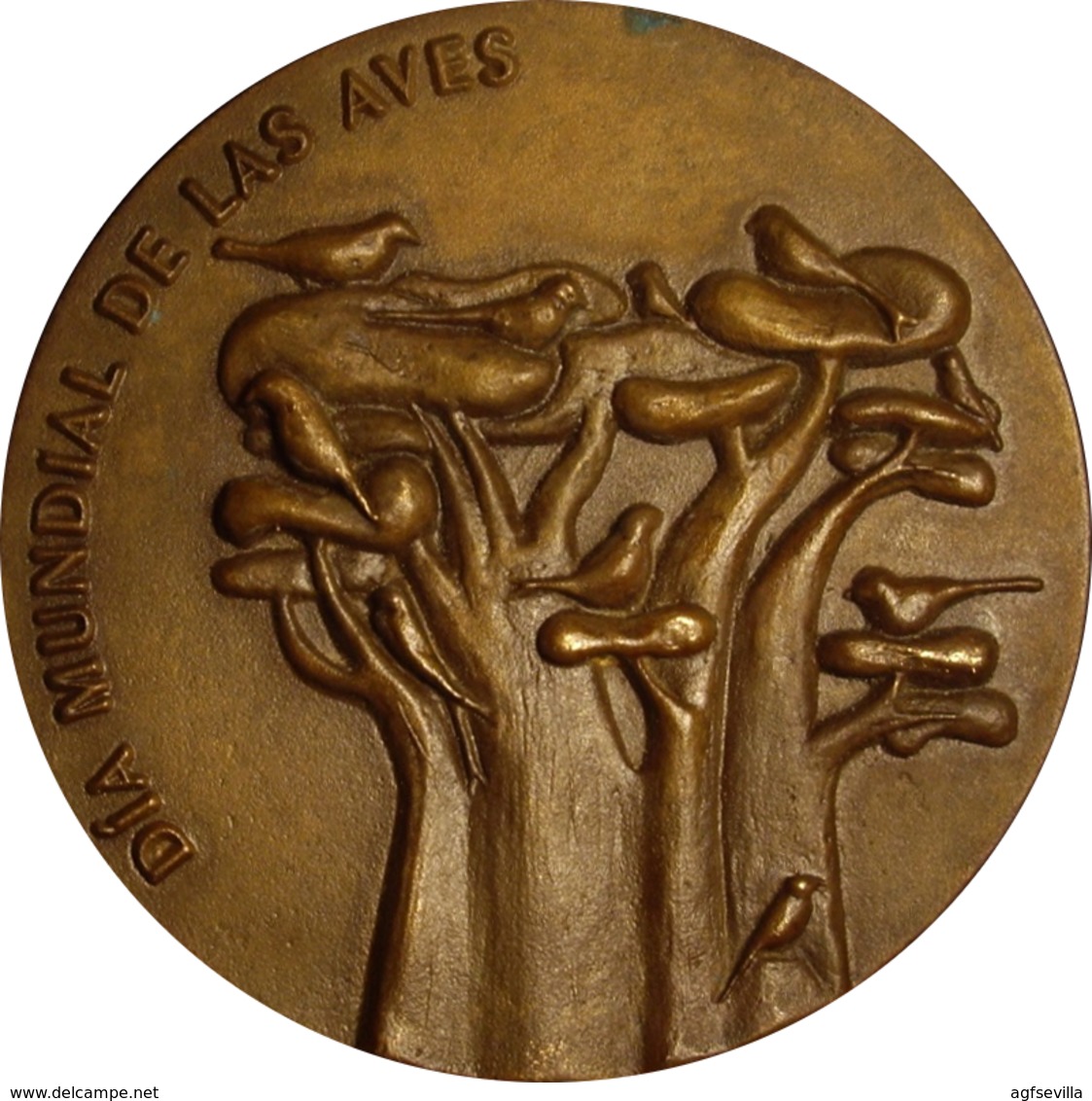 ESPAÑA. MEDALLA DE LA JUNTA DE ANDALUCÍA. DÍA MUNDIAL DE LAS AVES. 2.007. ESPAGNE. SPAIN MEDAL - Professionnels/De Société