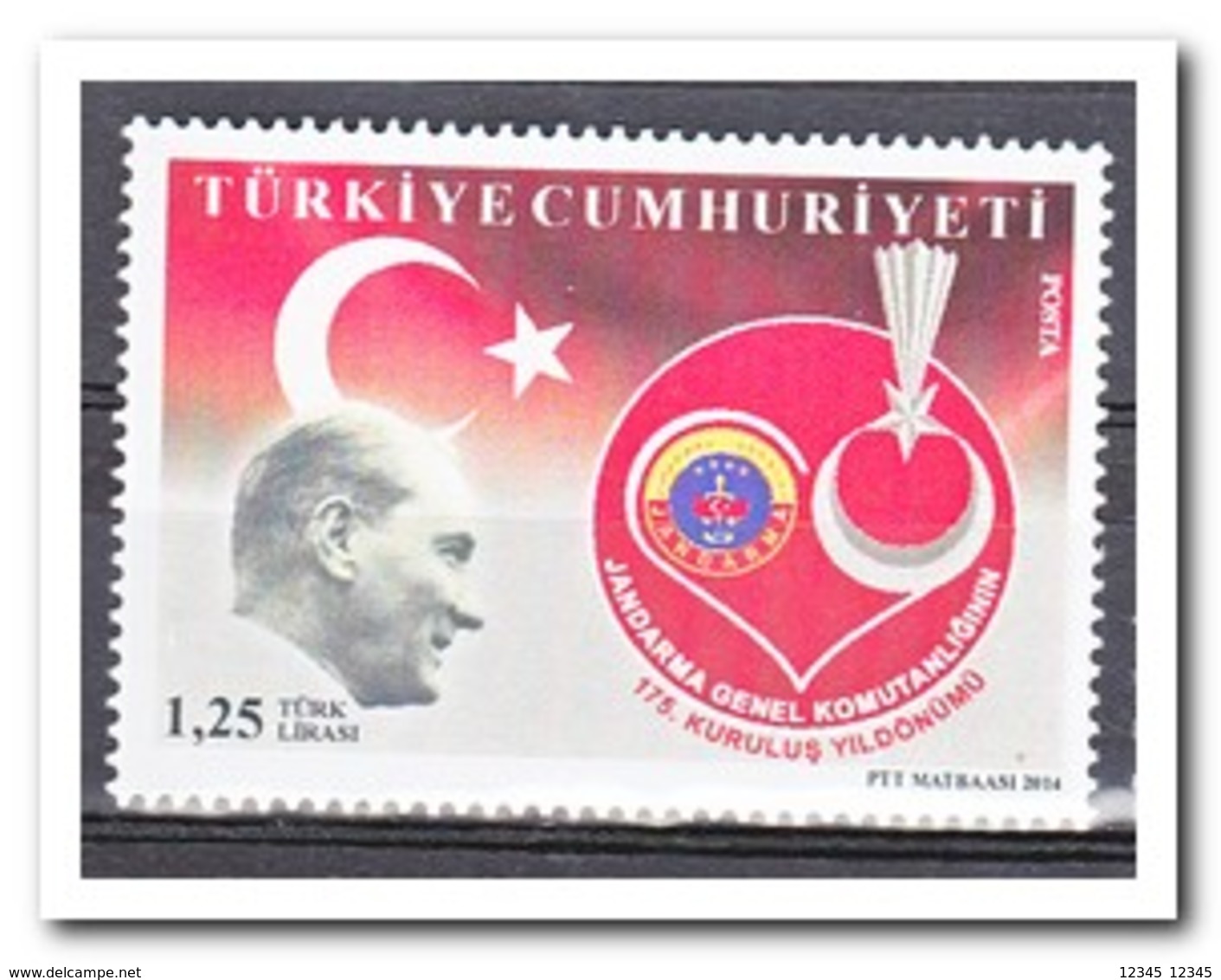 Turkije 2014, Postfris MNH - Unused Stamps