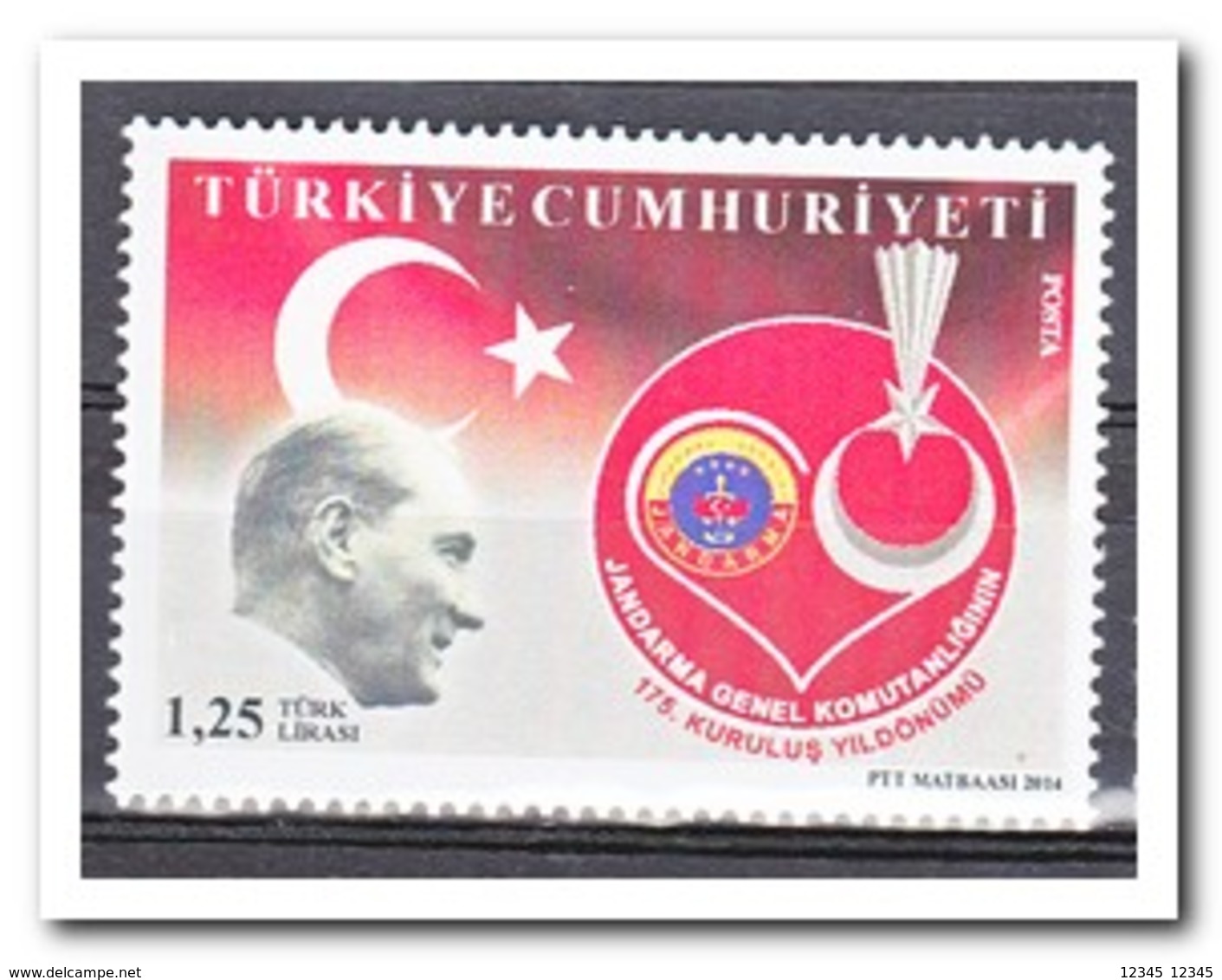 Turkije 2014, Postfris MNH - Ongebruikt