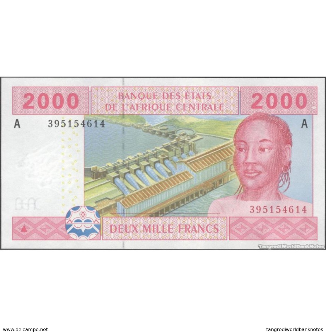 TWN - GABON (C.A.S.) 408Ac1 - 2000 2.000 Francs 2002 (2013) UNC - Gabon