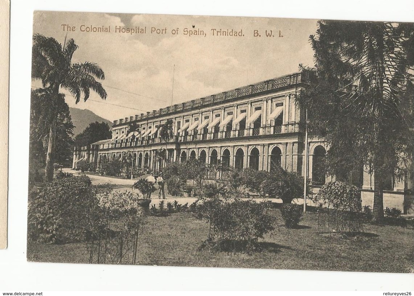 CPA, Trinitad ,The Colonial Hospital Port Of Spain . B.W.I. , Ed. Marshall & Co. 1916 - Trinidad