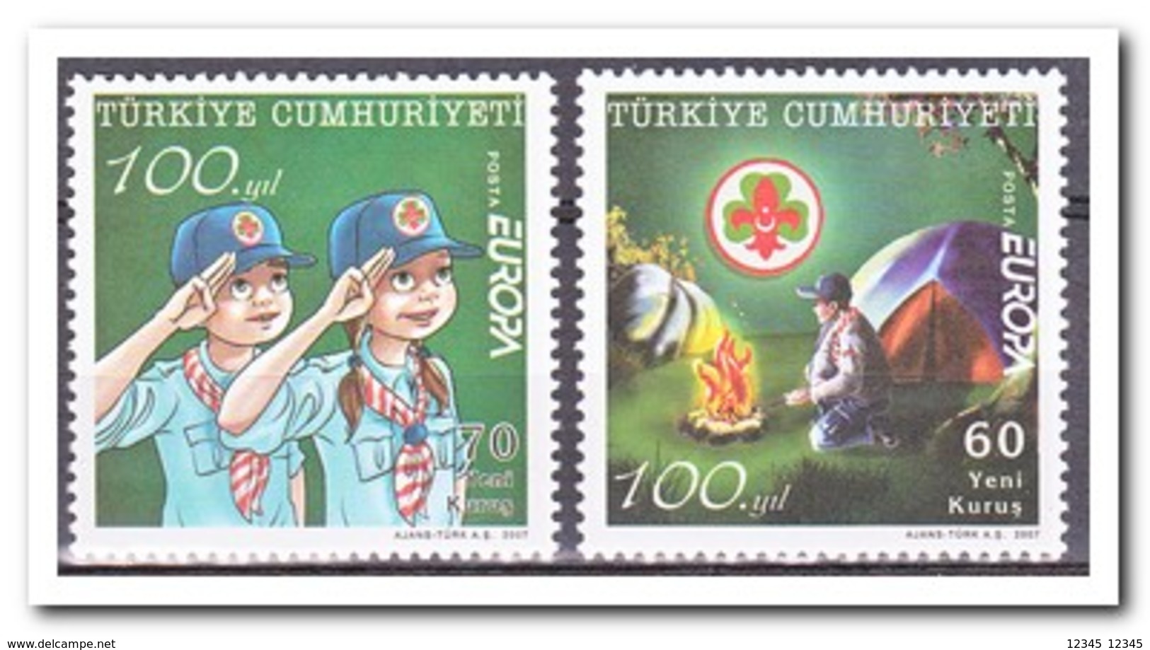 Turkije 2007, Postfris MNH, Europe, Cept, Scouting - Ongebruikt