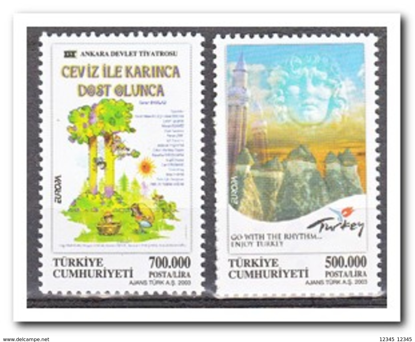 Turkije 2003, Postfris MNH, Europe, Cept - Unused Stamps