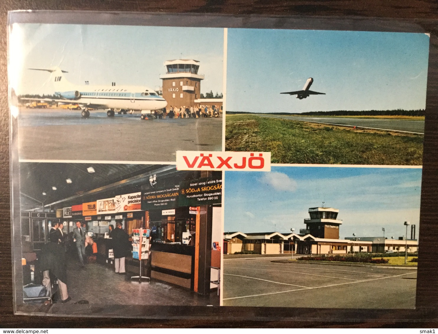 AK  AERODROME  AIRPORT VAXJO  SWEDEN  1978. - Aerodrome