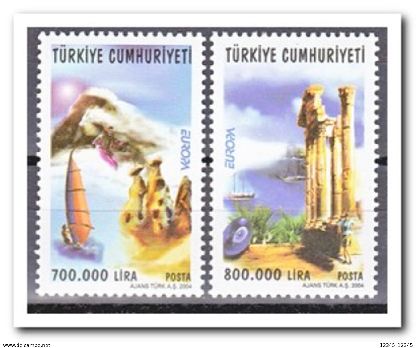 Turkije 2004, Postfris MNH, Europe, Cept - Nuovi