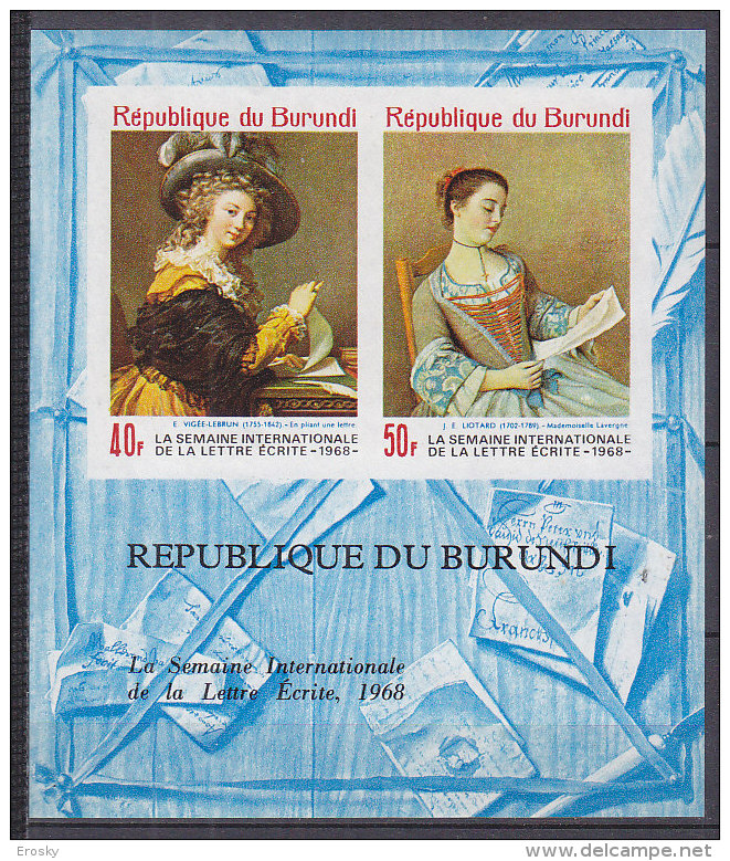 A1170 - BURUNDI BF Yv N°25 ND ** TABLEAUX - Neufs