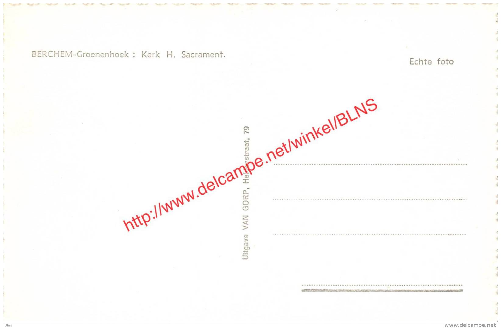 Berchem - Groenenhoek - Kerk H. Sacrament - Antwerpen - Antwerpen