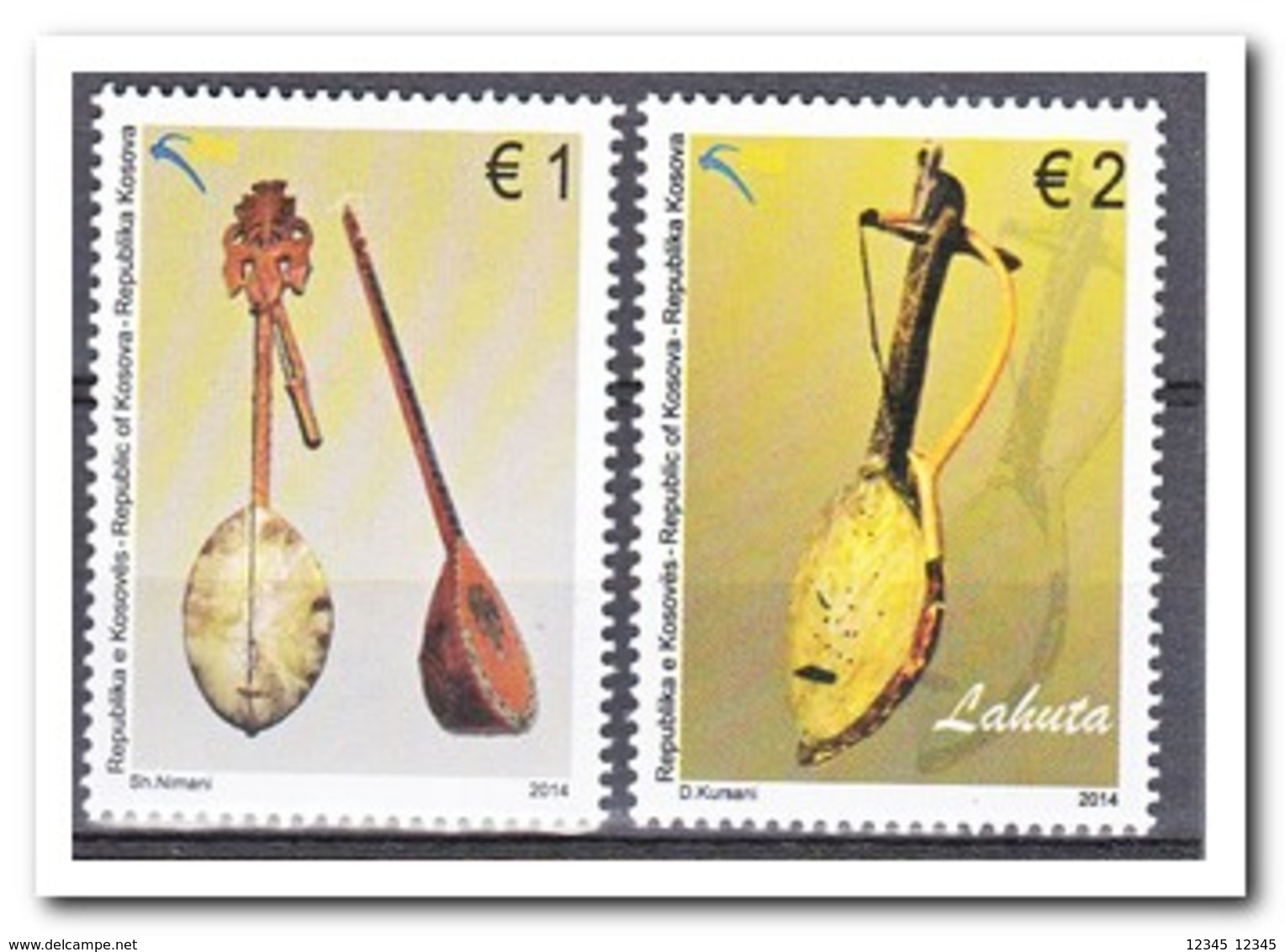 Kosovo 2014, Postfris MNH, Europe, Cept, Music Instruments - Kosovo