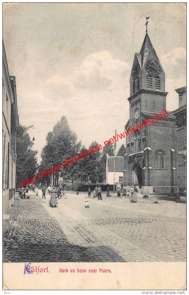 Kalfort - Kerk En Baan Naar Puers - Puurs - Puurs