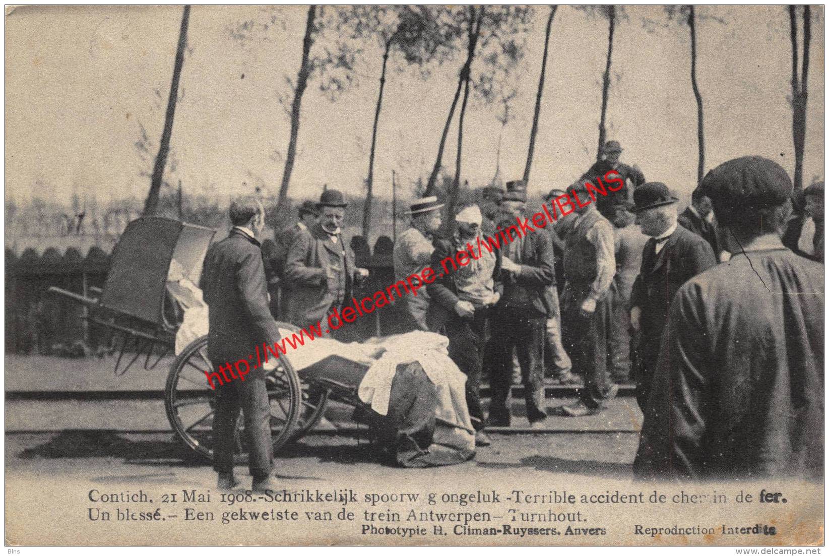 Catastrophe De Contich - 21 Mei 1908 - Trein - Kontich - Kontich