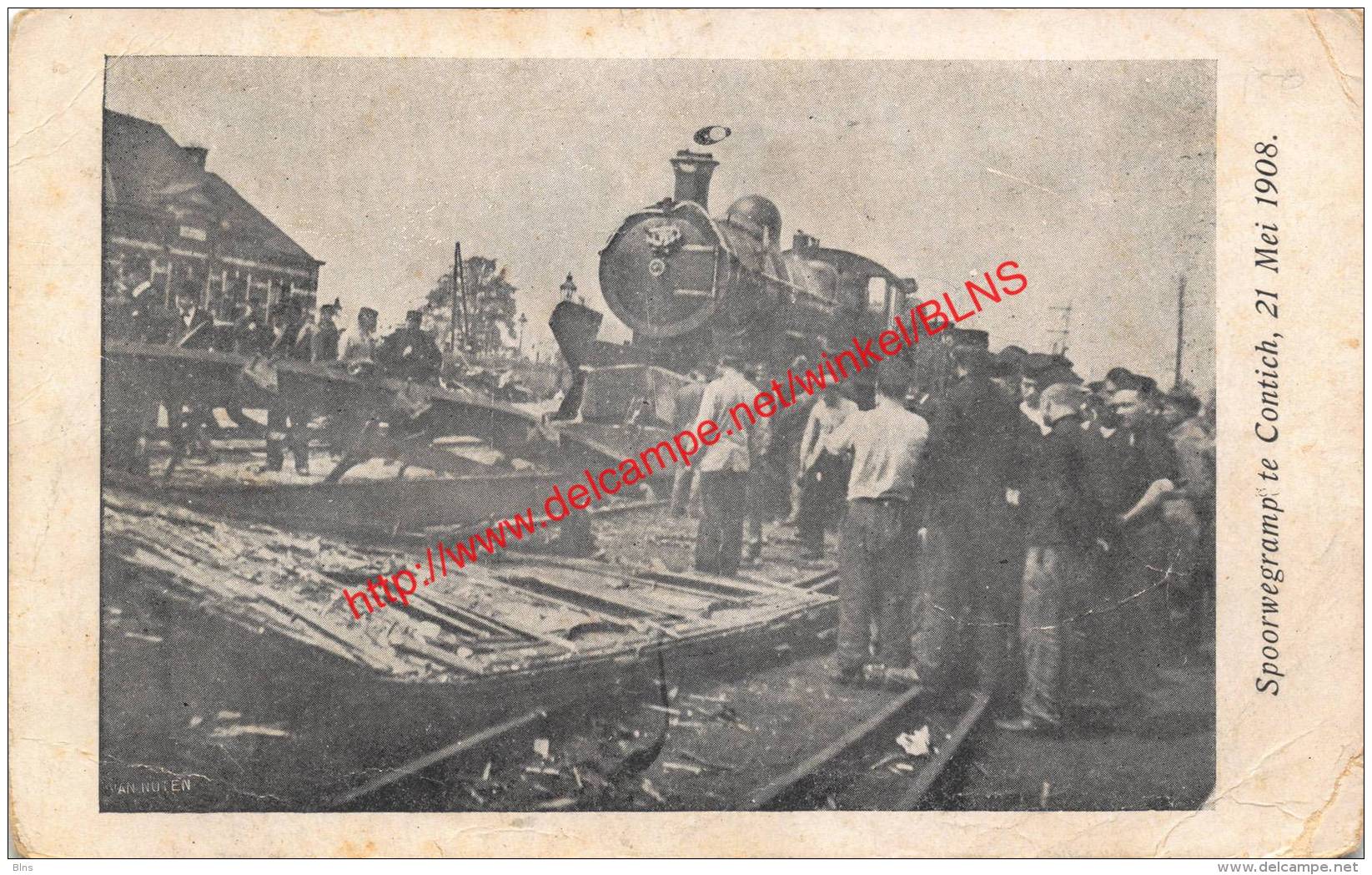 Catastrophe De Contich - 21 Mei 1908 - Trein - Kontich - Kontich