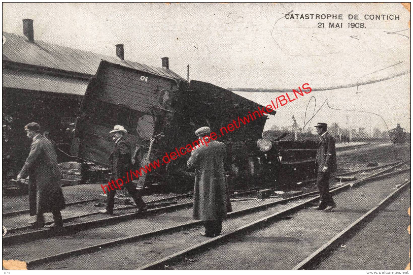 Catastrophe De Contich - 21 Mei 1908 - Trein - Kontich - Kontich