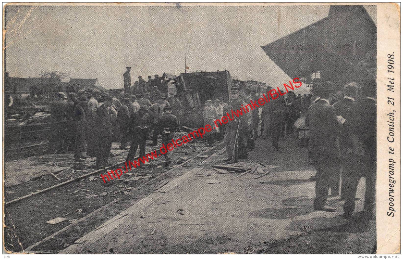 Catastrophe De Contich - 21 Mei 1908 - Trein - Kontich - Kontich
