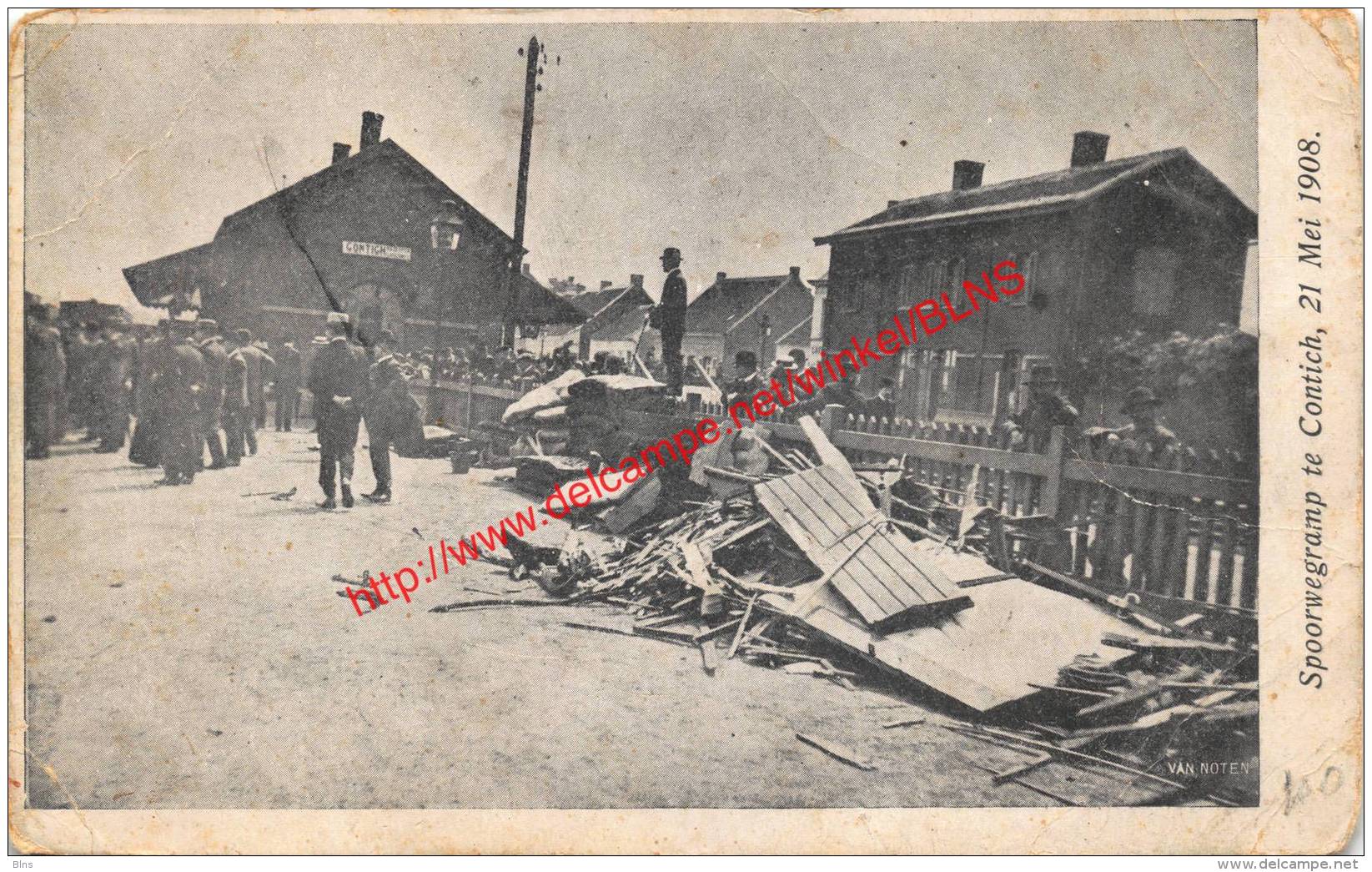 Catastrophe De Contich - 21 Mei 1908 - Trein - Kontich - Kontich