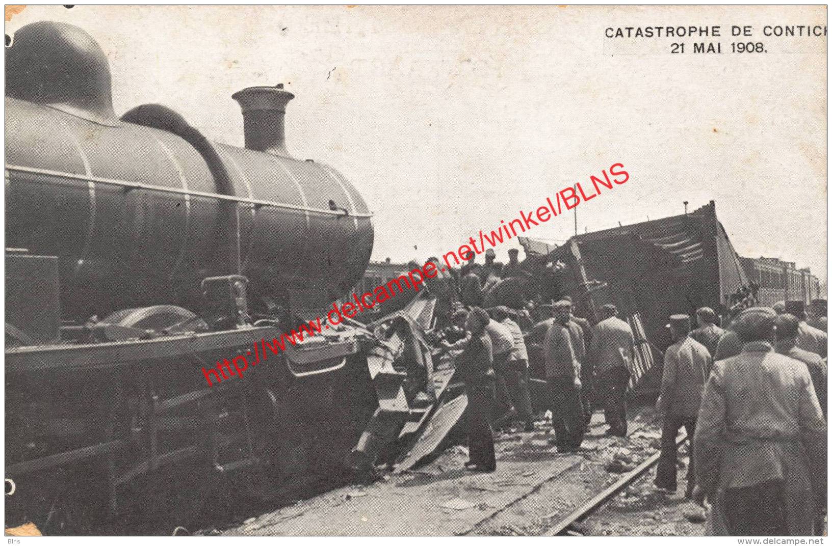 Catastrophe De Contich - 21 Mei 1908 - Trein - Kontich - Kontich