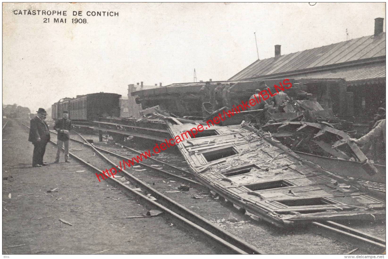 Catastrophe De Contich - 21 Mei 1908 - Trein - Kontich - Kontich