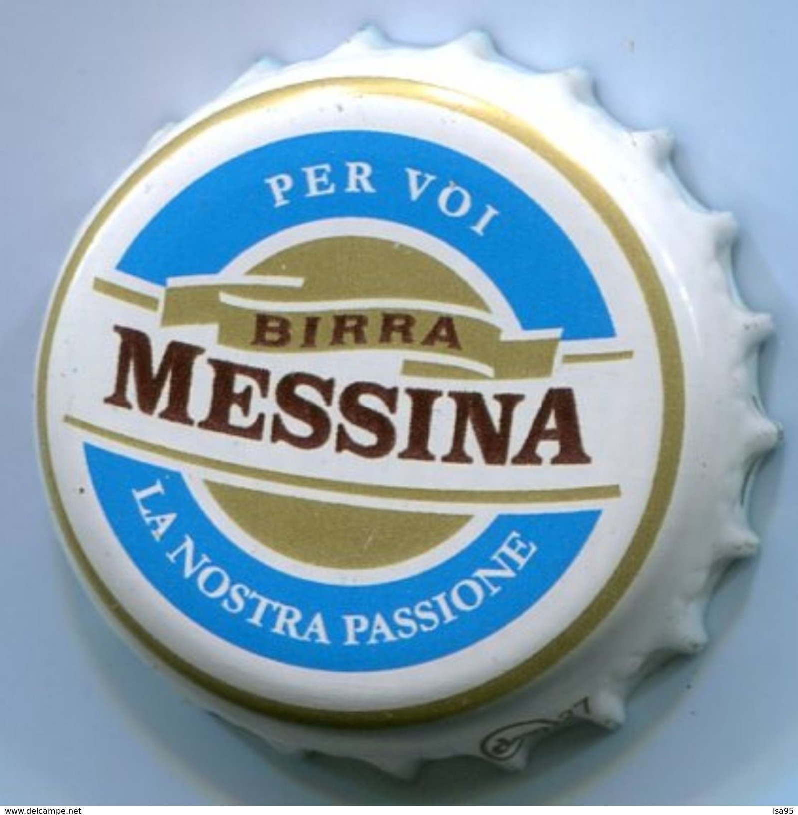 CAPSULE-BIERE-ITA-BRASSERIE MESSINA Blanc, Bleu & Bronze - Bière