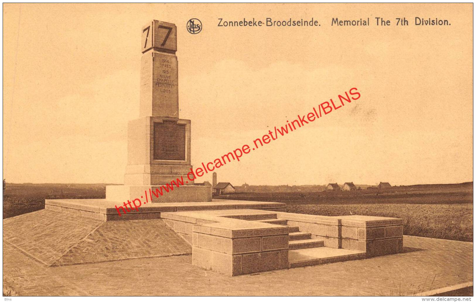 Memorial The 7th Division - Zonnebeke - Zonnebeke