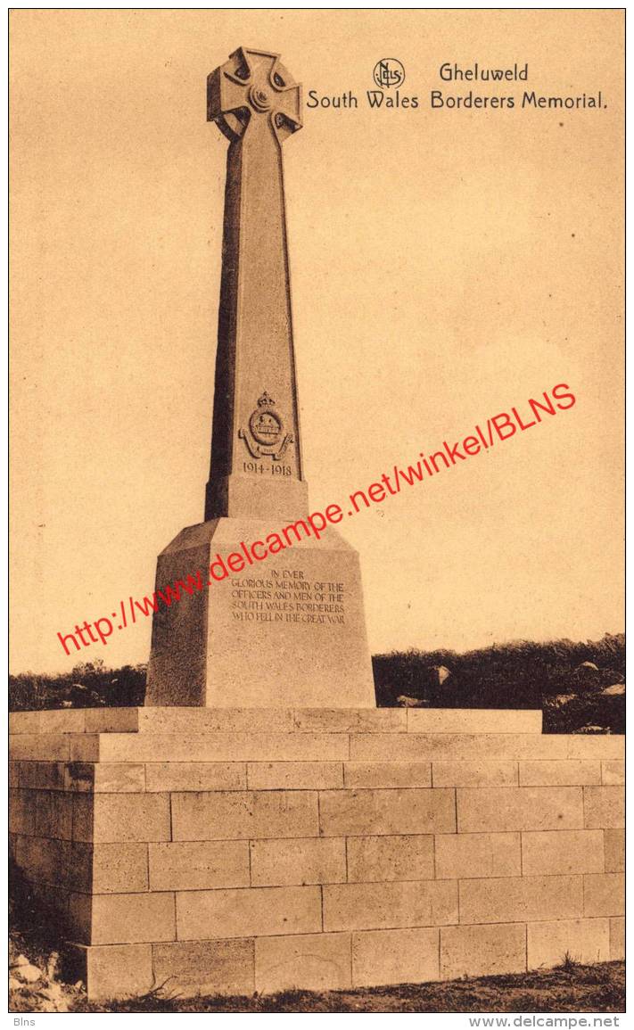 South Wales Borderers Memorial - Zonnebeke - Zonnebeke