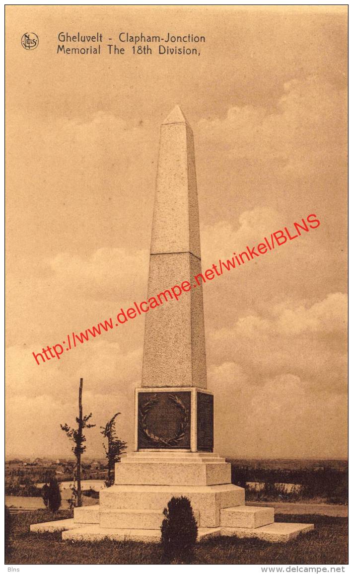 Clapham-Junction Memorial The 18th Division - Zonnebeke - Zonnebeke