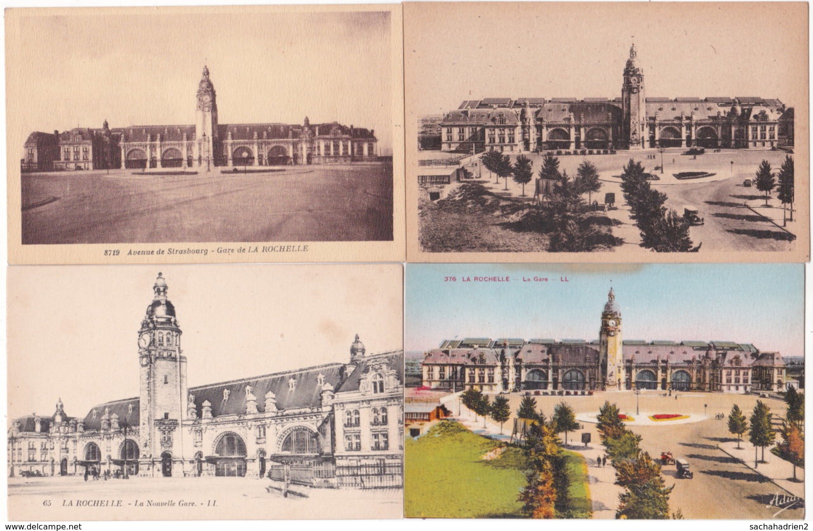 17. LA ROCHELLE. La Gare. 8 Cartes - La Rochelle