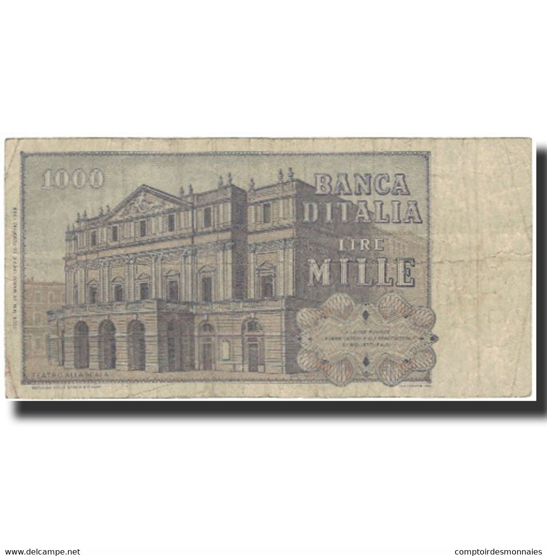 Billet, Italie, 1000 Lire, 1969-03-25, KM:101a, TB - 1000 Lire