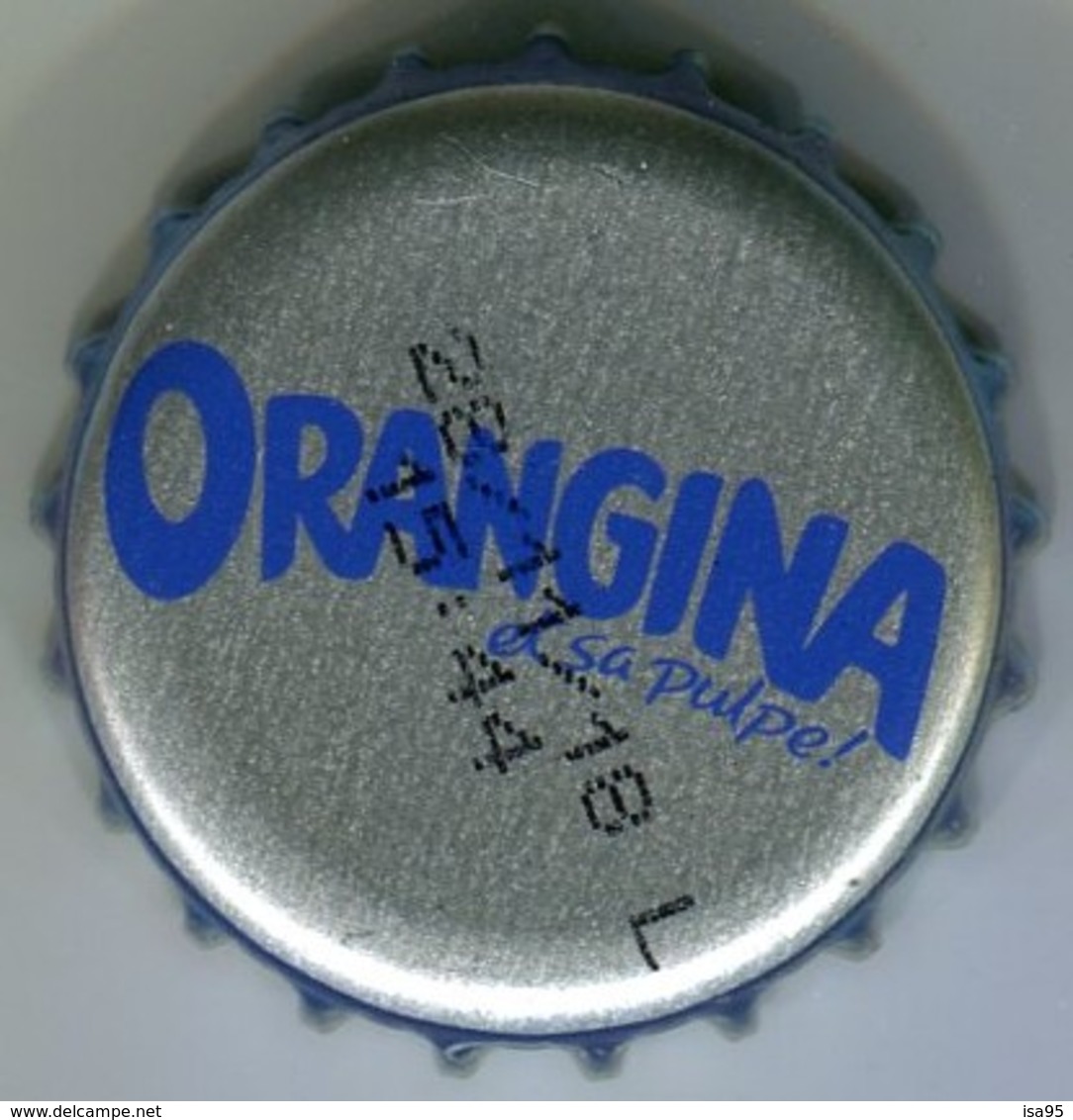 CAPSULE-ORANGINA Argent & Bleu - Soda