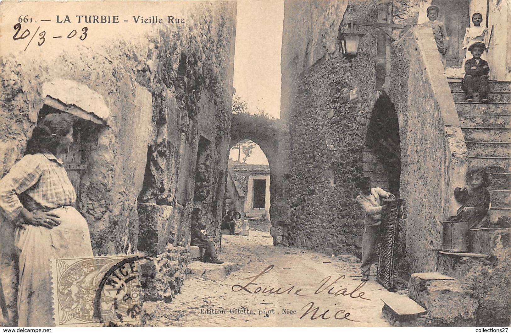 06-LA TURBIE- VIEILLE RUE - La Turbie