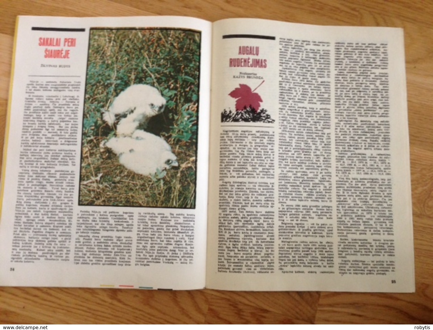 Magazine Nature 1982 Lithuania Animals Birds - Magazines