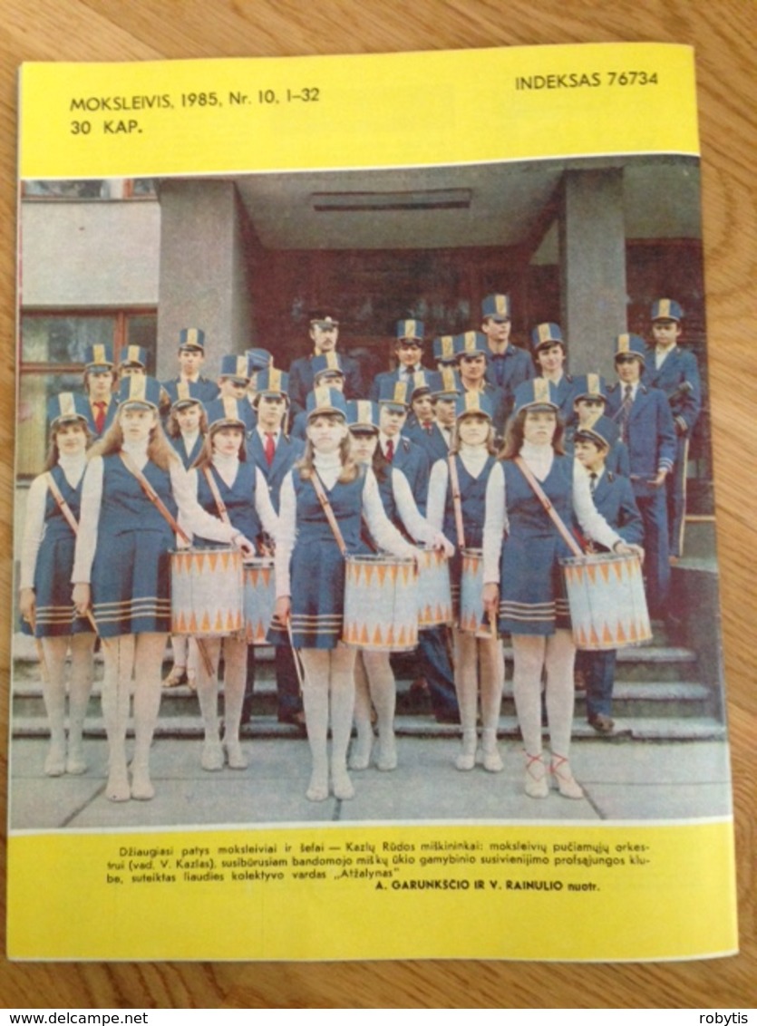 Magazine Student 1985 Lithuania - Giovani