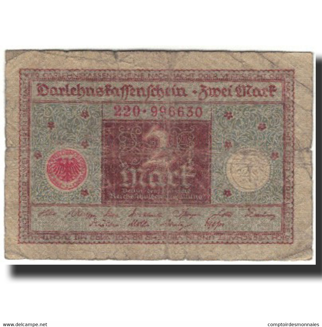 Billet, Allemagne, 2 Mark, 1920-03-01, KM:60, B+ - 2 Mark