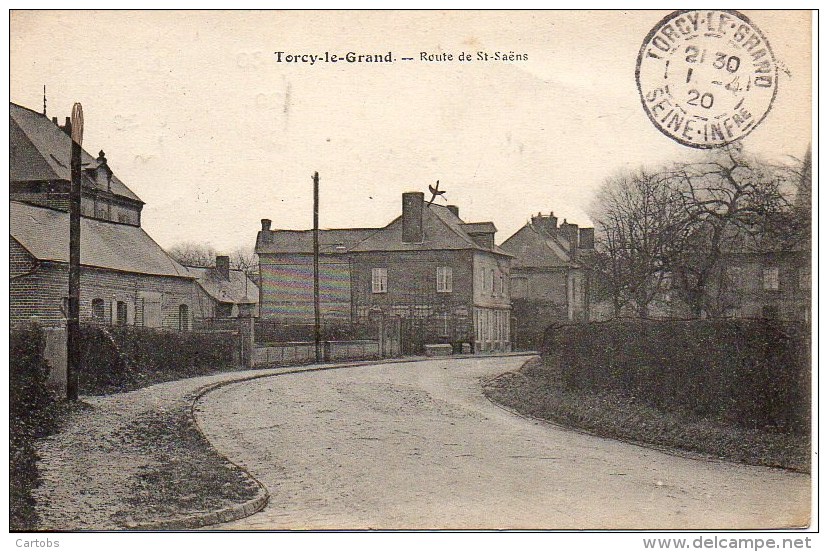 76 TORCY-le-GRAND  Route De St-Saëns - Autres & Non Classés