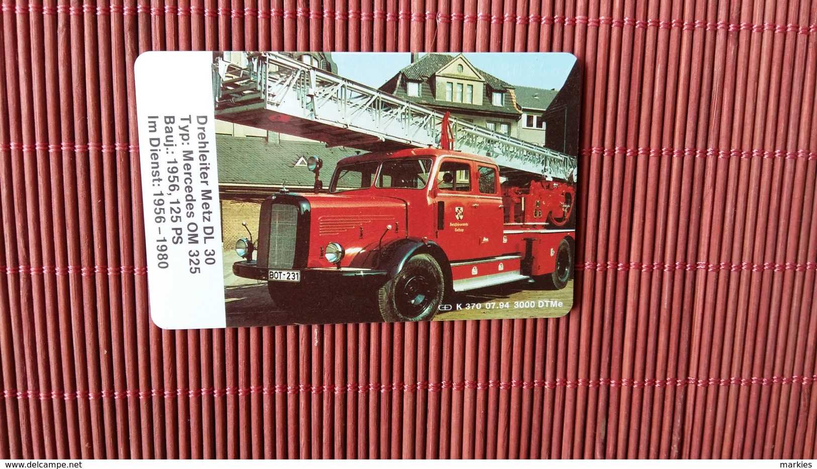 Phonecard Fire Man  (Mint,Neuve) Only 3000 Made 2 Scans Very Rare ! - Feuerwehr