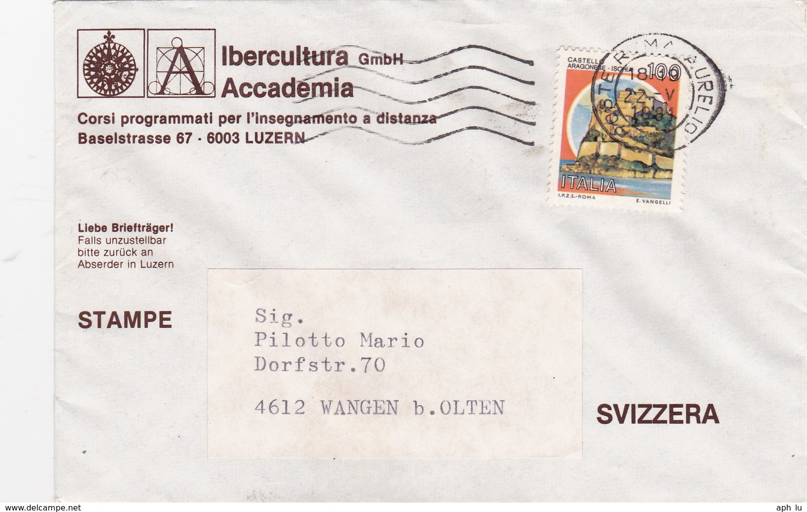 Drucksache In Die Schweiz (br3961) - 1981-90: Storia Postale